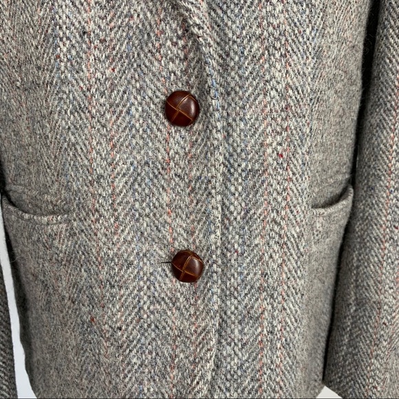RICHARD EVANS Vintage Tweed Blazer Sz 14 - Picture 2 of 10